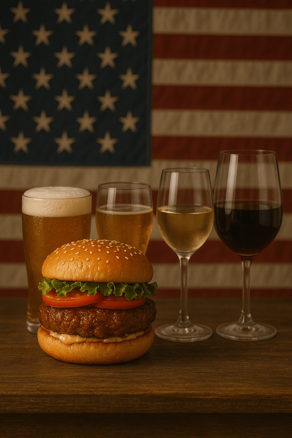 Burger og bjór eða burger og búbblur? - Sante.is