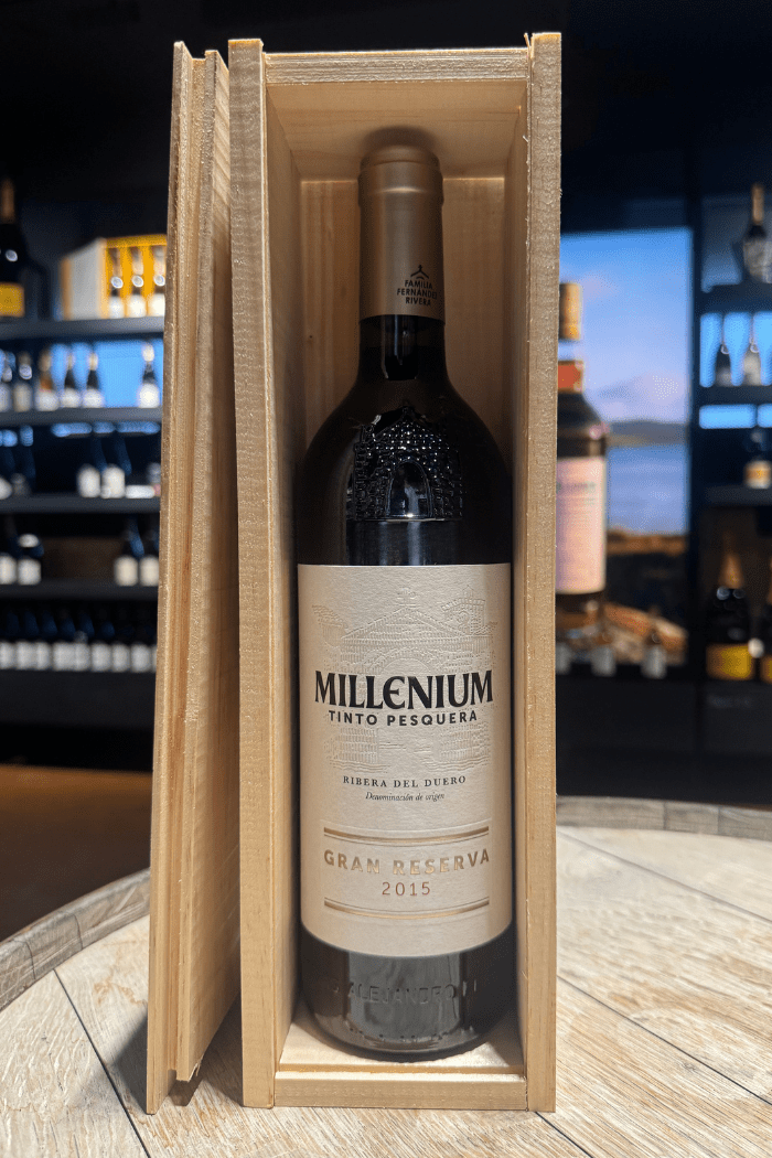 2015 Pesquera Millenium Gran Reserva í trékassa - Sante.is