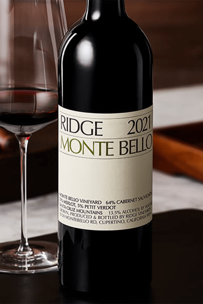 2021 Ridge Monte Bello Cabernet Sauvignon, Santa Cruz Mountains, California - Sante.is