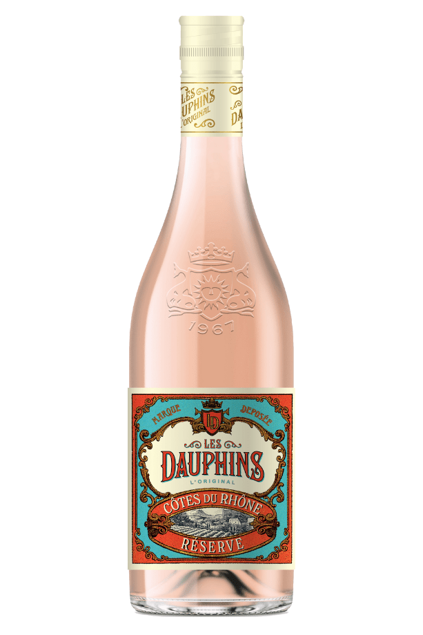 2024 Les Dauphins Côtes du Rhône Réserve Rosé - Sante.is