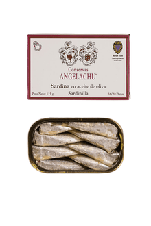 Angelachu Sardínur í ólífuolíu - 115 gr. - Sante.is (14949631820145)