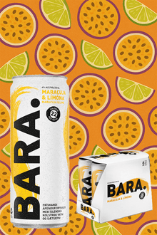 Bara / Maracuja og Lime / 6 í kippu - Sante.is