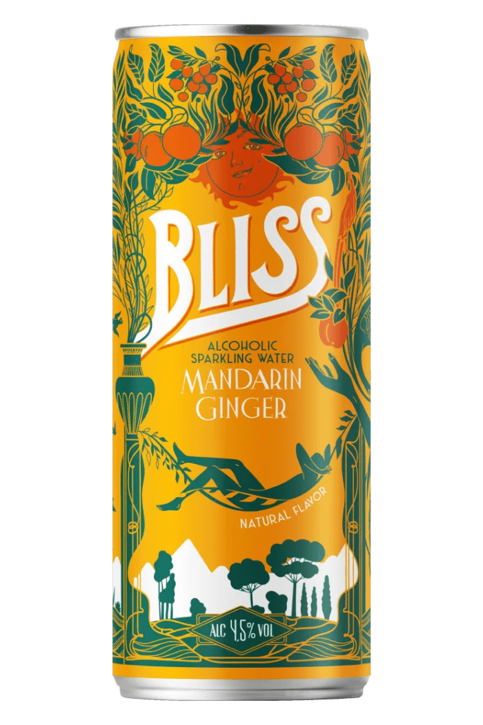 Bliss Hard Seltzer Mandarin Ginger / 12 dósir - Sante.is (14935222780273)