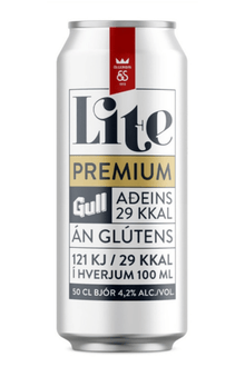 Gull Lite Premium/ 12 ofurdósir í rútu - Sante.is