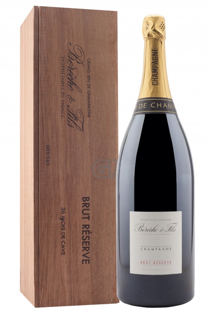 Bereche et Fils Brut Reserve Jeróboam - 3 lítra flaska í númeruðum trékassa - Sante.is (6946488320065)